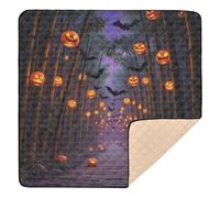 Grand tapis de jeu robuste Safari pour bébé pour intérieur et extérieur, tapis de jeu rembourré léger pour bébés, enfants, tout-petits, nourrissons, 127 x 127 cm