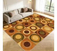 Grand Tapis de Salon Chambre 3D Moderne du Milieu du Siècle, 200x300cm