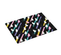 Grand tapis de séchage à vaisselle pour comptoir de cuisine - 45,7 x 61 cm - Tapis de séchage en microfibre absorbante pour comptoir de cuisine, tapis antidérapant avec boucle de suspension