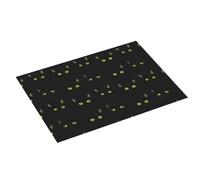 Grand tapis de séchage à vaisselle pour comptoir de cuisine - Tapis de séchage en microfibre absorbante pour comptoir de cuisine - 45,7 x 61 cm - Tapis antidérapant avec boucle de suspension