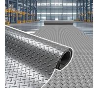 Grand tapis de sol en caoutchouc pour atelier, plaque de diamant, rouleau de tapis de sol antidérapant en caoutchouc pour intérieur ou salle de sport
