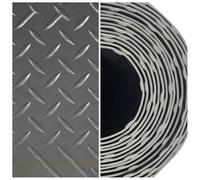 Grand tapis de sol robuste en caoutchouc PVC pour atelier et utilisation industrielle, idéal pour la maison et les espaces de travail commerciaux, 1,2 x 4 m