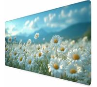 Grand Tapis de Souris 1000 x 500 x 3MM Tapis de Souris Gamer Blanc Xiao Zou Ju, Accessoires Bureau avec Surface en Caoutchouc Antidérapant Résistant à l'eau pour Bureau, Joueur, Cadeau Homme -XZ12C