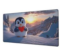 Grand Tapis de Souris 800x400 mm Tapis Souris XXL Animal sous Main Bureau Amour Mouse Pad Gaming Accessoire Bords Cousus Caoutchouc Antidérapante Fourniture Bureau Mousepad, pour Études Gaming D-26