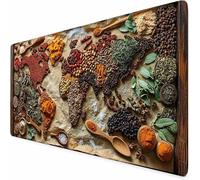 Grand Tapis de Souris 800x400x3MM Tapis de Souris Gamer Couleur Vie, Accessoires Bureau avec Surface en Caoutchouc Antidérapant Résistant à l'eau pour Maison, Bureau, Joueur, Cadeau Homme -XZ41P