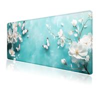 Grand tapis de souris avec base antidérapante en caoutchouc imperméable avec bords cousus pour ordinateur portable, bureau et maison, 80 x 30 cm (XL-22)