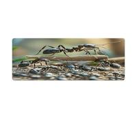 Grand tapis de souris avec imprimé pont de fourmis, sous-main de bureau imperméable pour ordinateur portable, pour l'école, le bureau, la maison, 30,5 x 81,3 cm