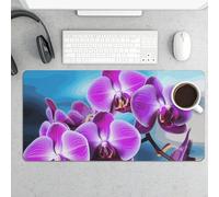 Grand tapis de souris, beau sous-main de protection imperméable pour clavier et souris, base en caoutchouc antidérapant, tapis de souris de jeu, pour bureau et maison, 30 x 60 cm