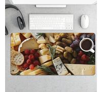 Grand tapis de souris, beau tapis de bureau de protection imperméable pour clavier et souris, base en caoutchouc antidérapant, tapis de souris de jeu, pour bureau et maison, 30 x 60 cm