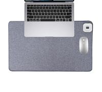 Grand tapis de souris chauffant, tapis de souris électrique chaud, imperméable et prolongé, technologie de sécurité de protection contre la surchauffe, réchauffeur de bureau avec style moderne, cadeau