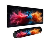 Grand Tapis de Souris Couleur Tapis de Souris Gaming XXL Accessoires Bureau, Clavier Mousepad Ballet avec Base Antidérapante et Bords Cousus pour Bureau, Cadeau Homme 1200 x 600 x 3MM -2510651