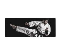 Grand tapis de souris de jeu, 80 x 30 cm avec base antidérapante | Tapis de bureau pour arts martiaux de Taekwondo pour bureau, maison, bureau