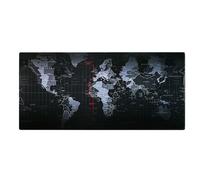 Grand tapis de souris de jeu antidérapant, carte du monde, tapis de clavier, de bureau, ordinateur portable, PC