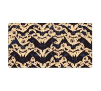 Grand tapis de souris de jeu imprimé, motif chauve-souris, 40 x 75 cm, grand tapis de souris de jeu antidérapant, imperméable et doux avec bords cousus en caoutchouc souple, pour la maison, le bureau