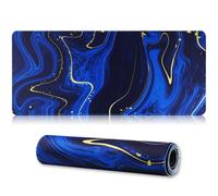 Grand tapis de souris de jeu Jahosin avec bords cousus [27,5 x 11,8 pouces] Tapis de souris tendu avec base en caoutchouc naturel antid rapante