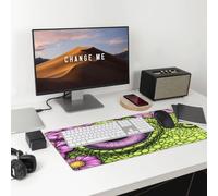 Grand tapis de souris de jeu mauvais œil mystérieux, durable, antidérapant, respectueux de l'environnement pour un confort et une stabilité améliorés.