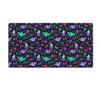 Grand tapis de souris de jeu, tapis de clavier antidérapant, tapis de souris pour bureau, maison, Halloween, motif chauve-souris, 40,6 x 75,9 cm