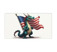 Grand tapis de souris de jeu, tapis de souris pour clavier de bureau imprimé dragon-A, tapis de bureau antidérapant pour clavier de bureau et souris, accessoires de bureau et maison, 40,6 x 75,1 cm