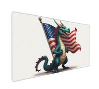Grand tapis de souris de jeu, tapis de souris pour clavier de bureau imprimé dragon-A, tapis de bureau antidérapant pour clavier de bureau et souris, accessoires de bureau et maison, 40,6 x 89,5 cm