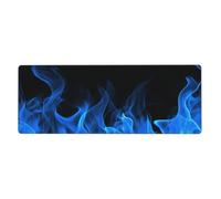 Grand tapis de souris de jeu XL 80 x 30 cm - Tapis de bureau pour clavier et souris, tapis de clavier lavable avec base antidérapante imperméable pour gamer, bureau, maison