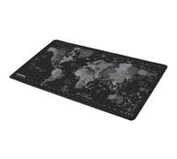Natec Grand tapis de souris éducatif Time Zone Map 800 x 400 Noir G