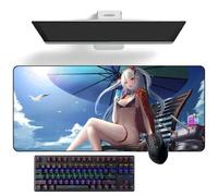 Grand tapis de souris en caoutchouc avec motif dessin animé Azur Lane Prinz Eugen