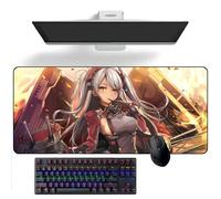 Grand tapis de souris en caoutchouc avec motif dessin animé Azur Lane Prinz Eugen