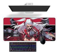 Grand tapis de souris en caoutchouc avec motif dessin animé Azur Lane Prinz Eugen