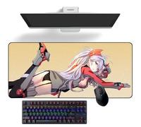 Grand tapis de souris en caoutchouc avec motif dessin animé Azur Lane Prinz Eugen