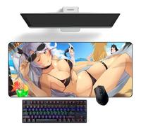 Grand tapis de souris en caoutchouc avec motif dessin animé Azur Lane Prinz Eugen