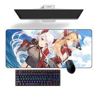 Grand tapis de souris en caoutchouc avec motif dessin animé Azur Lane Prinz Eugen