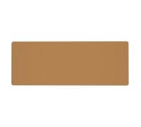Grand tapis de souris en caoutchouc marron uni pour ordinateurs de bureau 30,5 x 80 cm