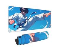 Grand Tapis de Souris Gamer 1600x800mm Tapis Souris XXL, Lavable Garçon de Taekwondo Mousepad Gaming avec Bords Cousus et Base en Caoutchouc Antidérapante, pour Gamer/PC/Personnel de Bureau, P11343