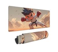 Grand Tapis de Souris Gamer 800x400mm Tapis Souris XXL, Lavable Taekwondo animé Mousepad Gaming avec Bords Cousus et Base en Caoutchouc Antidérapante, pour Gamer/PC/Personnel de Bureau, P8806