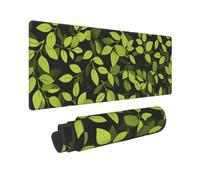 Grand Tapis de Souris Gamer 900x500mm Tapis Souris XXL, Lavable Plantes Vertes Mousepad Gaming avec Bords Cousus et Base en Caoutchouc Antidérapante, pour Gamer/PC/Personnel de Bureau, P12780
