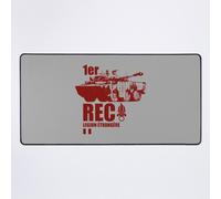 Grand Tapis de Souris Gaming pour Bureau 1er Régiment Étranger de Cavalerie - Légion étrangère 75x40cm Antidérapante C