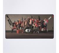 Grand Tapis de Souris Gaming pour Bureau Affiche de Team Fortress 2 75x40cm Antidérapante Clavie