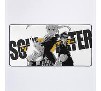 Grand Tapis de Souris Gaming pour Bureau Anime Soul Eater Maka, BlackStar et Death The Kid <3 75x40cm Antidérapante Clavie