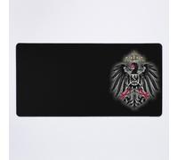 Grand Tapis de Souris Gaming pour Bureau Armoiries impériales d'Allemagne Kaiserreich Hearts of Iron 4 75x40cm Antidérapante Clavi