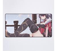 Grand Tapis de Souris Gaming pour Bureau Beidou Genshin Impact 75x40cm Antidérapante Clavie