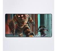 Grand Tapis de Souris Gaming pour Bureau Bioshock Big Daddy et Petite S?ur 75x40cm Antidérapante Clavi