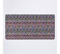 Grand Tapis de Souris Gaming pour Bureau Broderie tendance Iu Mien 75x40cm Antidérapante Clavie