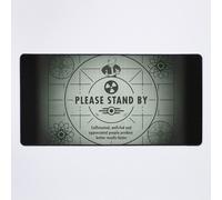 Grand Tapis de Souris Gaming pour Bureau Citations drôles sur les personnes bien nourries et caféinées Écran CRT de secours VAULT-TEC de Fallout 4 Citations de sagesse V 75x40cm Antidérapante Cl