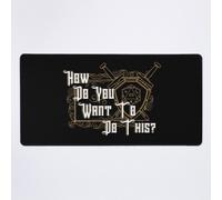 Grand Tapis de Souris Gaming pour Bureau Comment voulez-vous faire cela ? 75x40cm Antidérapante Clavie