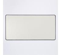 Grand Tapis de Souris Gaming pour Bureau Crème best-seller - Couleur unie blanc cassé coordonnée au café suisse 7002-16 de Valspar 75x40cm Antidérapante Cl