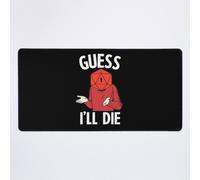 Grand Tapis de Souris Gaming pour Bureau DnD Je vais mourir D20 - Natural One 75x40cm Antidérapante Clavie