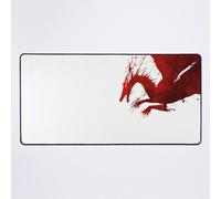 Grand Tapis de Souris Gaming pour Bureau Dragon Age Origins : Dragon de Sang V1 75x40cm Antidérapante Clavie