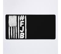 Grand Tapis de Souris Gaming pour Bureau Drapeau américain en détresse FJB F Joe Biden 75x40cm Antidérapante Clav