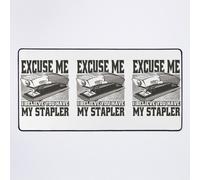 Grand Tapis de Souris Gaming pour Bureau Excusez-moi, je crois que vous avez mon agrafeuse - Blague sur l'agrafeuse 75x40cm Antidérapante Clavie