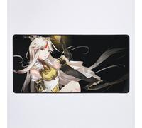 Grand Tapis de Souris Gaming pour Bureau Genshin Impact Ningguang 75x40cm Antidérapante Clavie